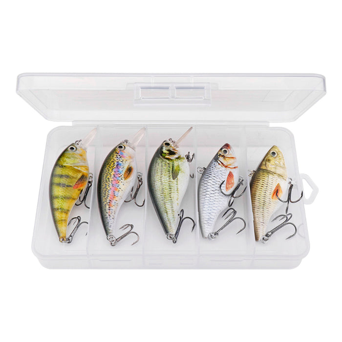 Set Of 5 Sinking VIB Artificial Fishing Lure