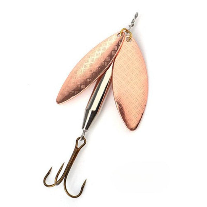 Long Cast Fishing Lure with Double Spinner