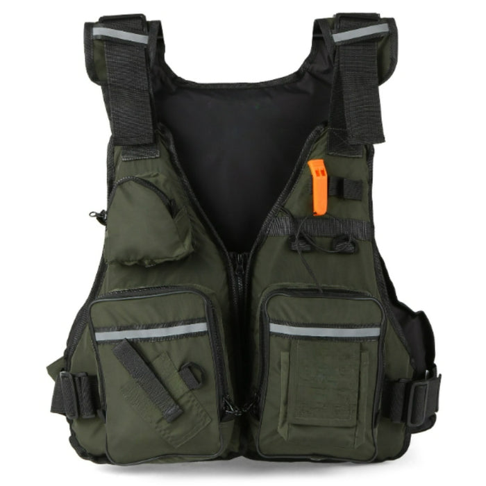 Life Jacket Buoyancy Vest with Water Bottle Holder