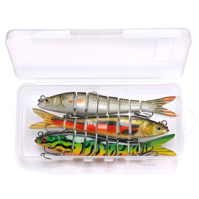 8-Segment Sinking Wobbler Swimbait Lure