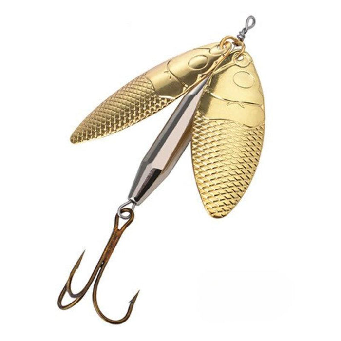 Long Cast Fishing Lure with Double Spinner