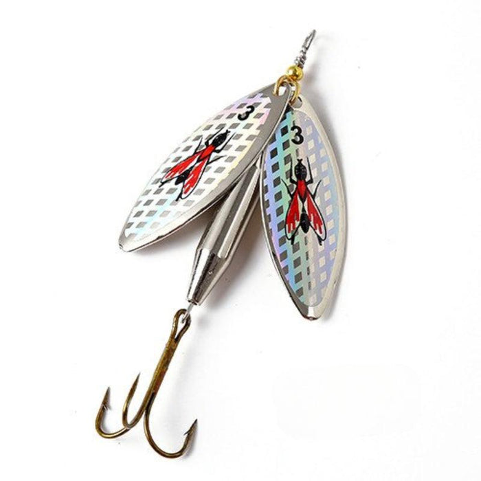 Long Cast Fishing Lure with Double Spinner