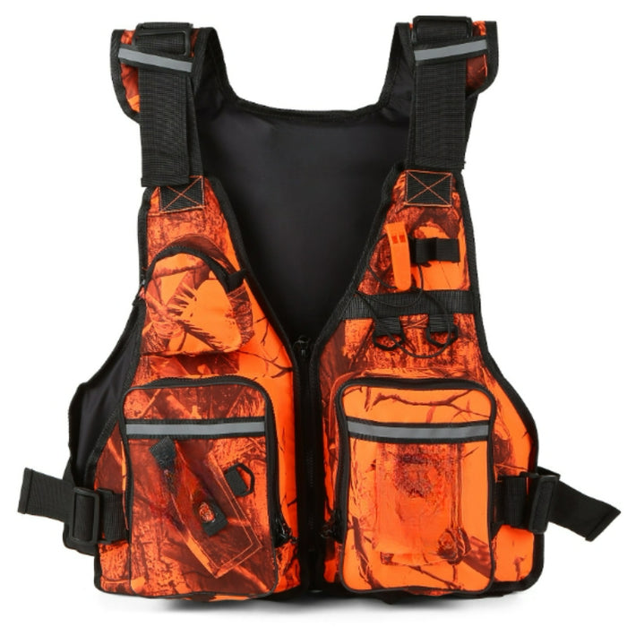 Life Jacket Buoyancy Vest with Water Bottle Holder