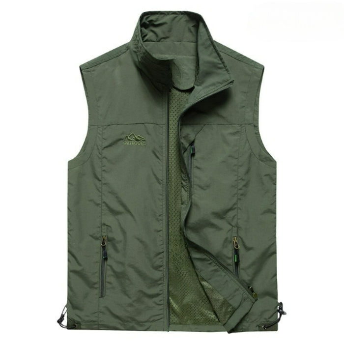 Men's Outdoor Vests Spring Multi-Pockets