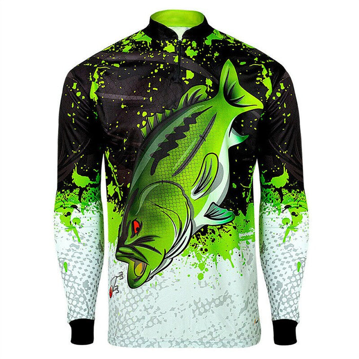 Zippered Anti-UV Fishing Clothing