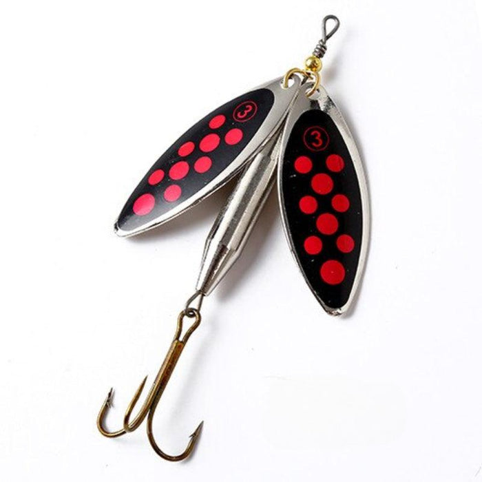 Long Cast Fishing Lure with Double Spinner